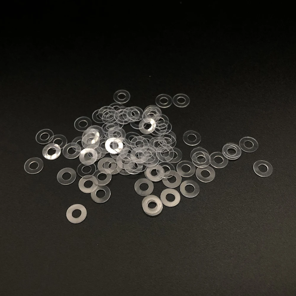 Fastener Manufacture custom black plain flat washer silicone nylon plastic rubber washer Gasket