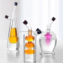 hand made glass oil vinegar 2 in 1