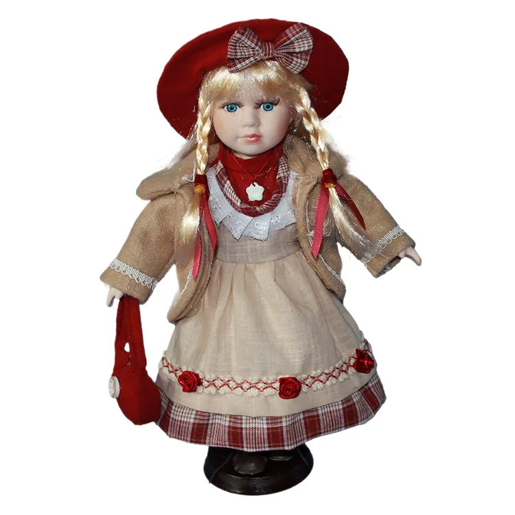 borun rural leisure ceramic decoration collection doll manufacturer - a piece of hair