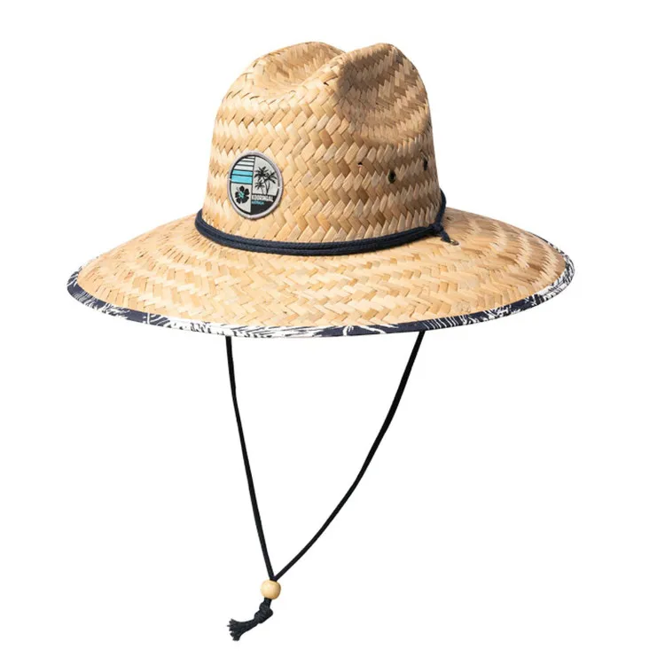 Wholesale Custom Logo High Quality Weaving Beach Summer Straw Boater Hat