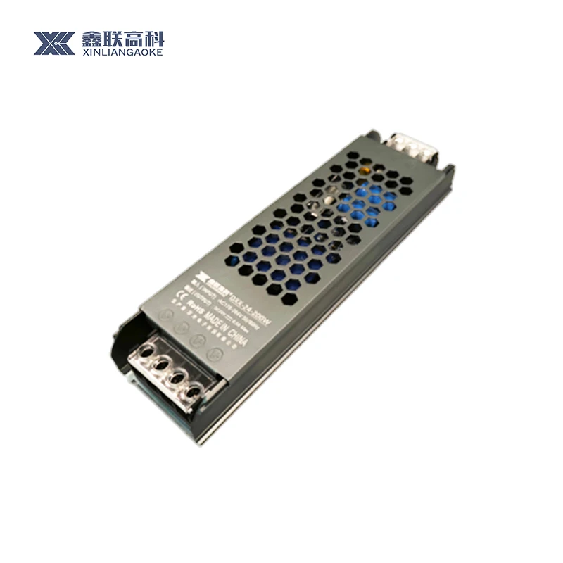 200W Slim & Thin Single Output LED driver constant voltage AC to DC For Light Box 12V LED Strip Transformer