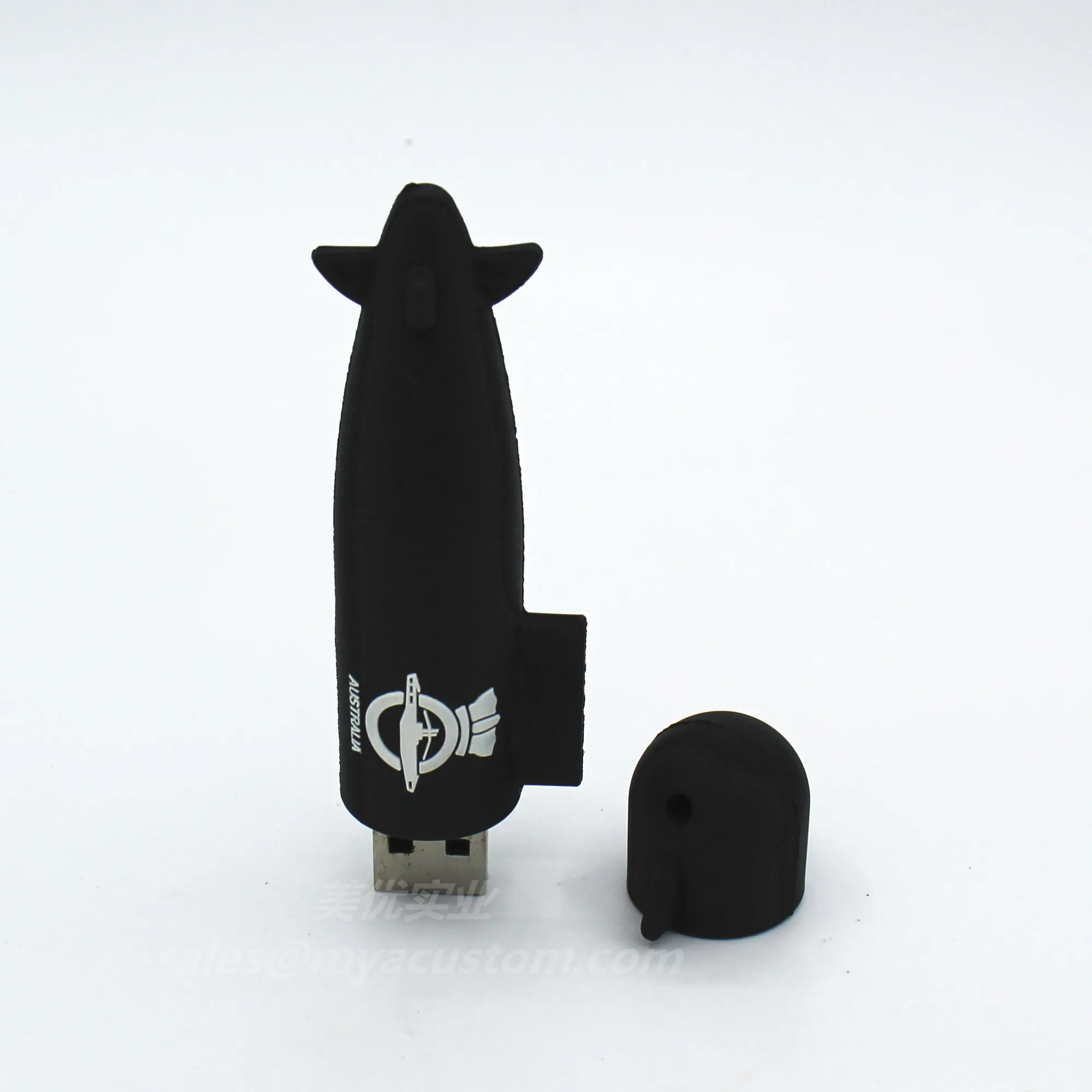 Low price Custom Soft Rubber submarine USB Flash Drive cool 16GB Warship shape usb pendrive