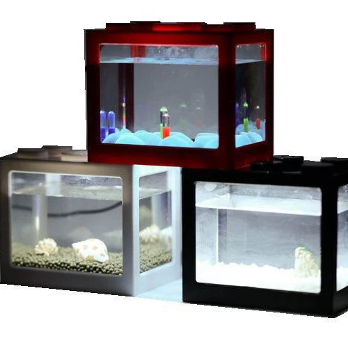 Plus Decorative Stone Lamp Mini Ornamental Portable Small Fish Aquariums