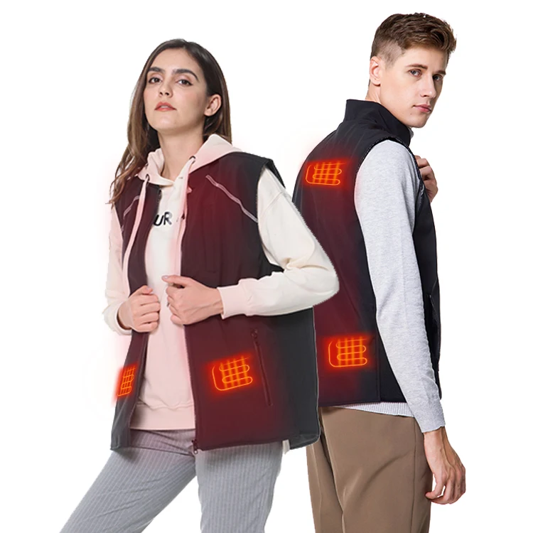 Autumn And Winter Smart Heating Cotton Vest Usb Saft Heated Vest (Battery Not Included)