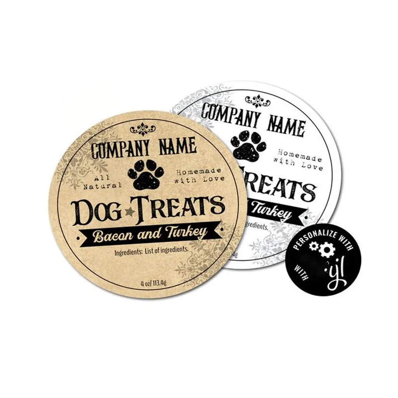 Wholesale Luxury OEM & ODM Manufacturer Custom Unique Circle Labels