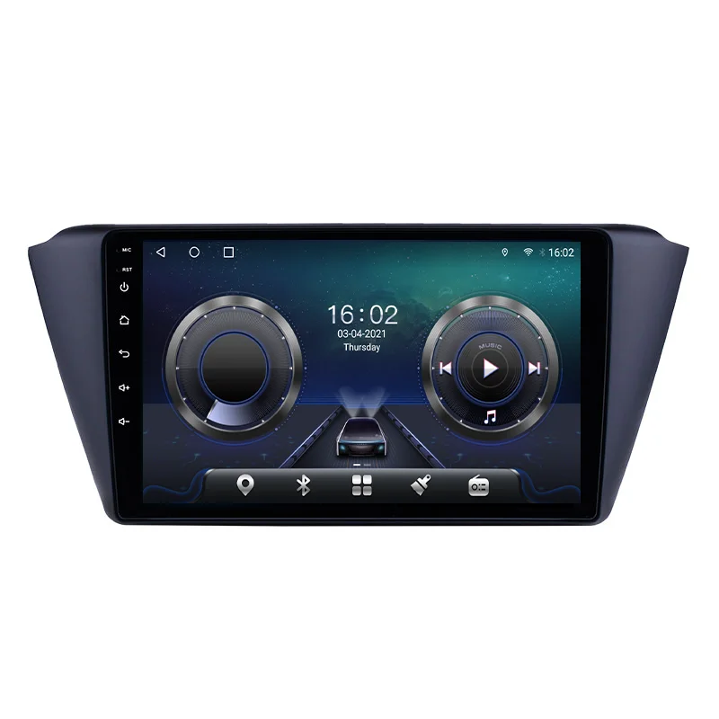 DSP CARPLAY ANDROID 10 AUTO System Car Radio for SKODA Fabia 2015 2016 2017 2018 2019