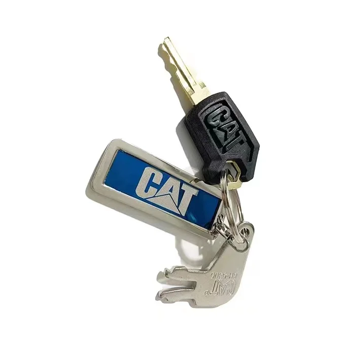 Wholesale Chinese made high quality CAT Excavator Ignition Key chain 8B8500 5P8500 8H-5306 cat keys