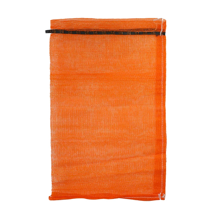 Factory high quality polypropylene material mesh bag for vegetable and fruit packaging bag