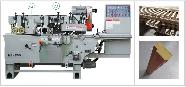 MB4013 Italy technology qingdao CE factory price 4 side planer moulder