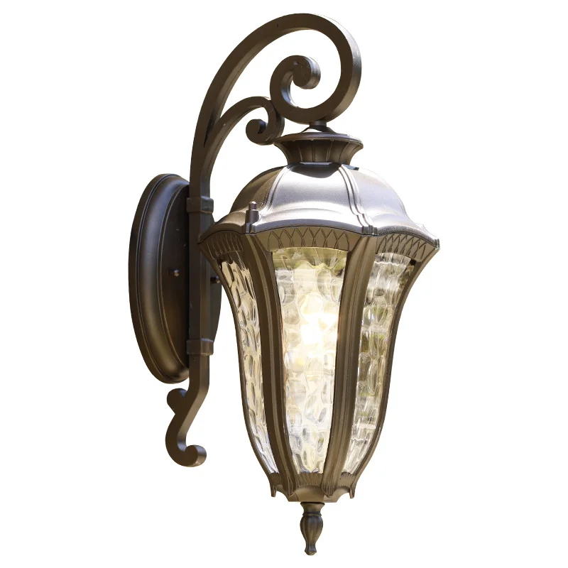 Modern led waterproof e27 outdoor wall mounted bulkhead light fixture ip65 villa garden down wall lamps