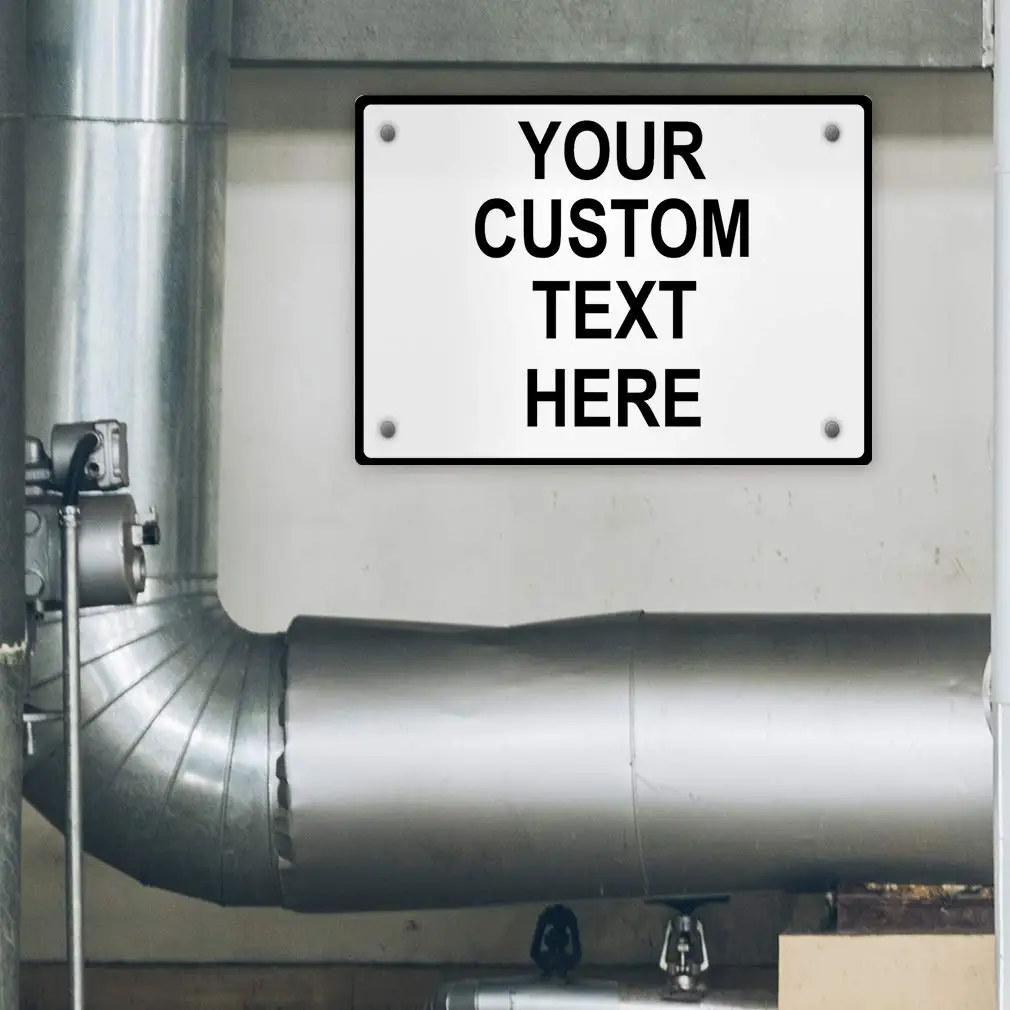 Custom Logo High Quality Aluminum Weatherproof Metal Sign Regulation Street Signs Traffic Warning Sign