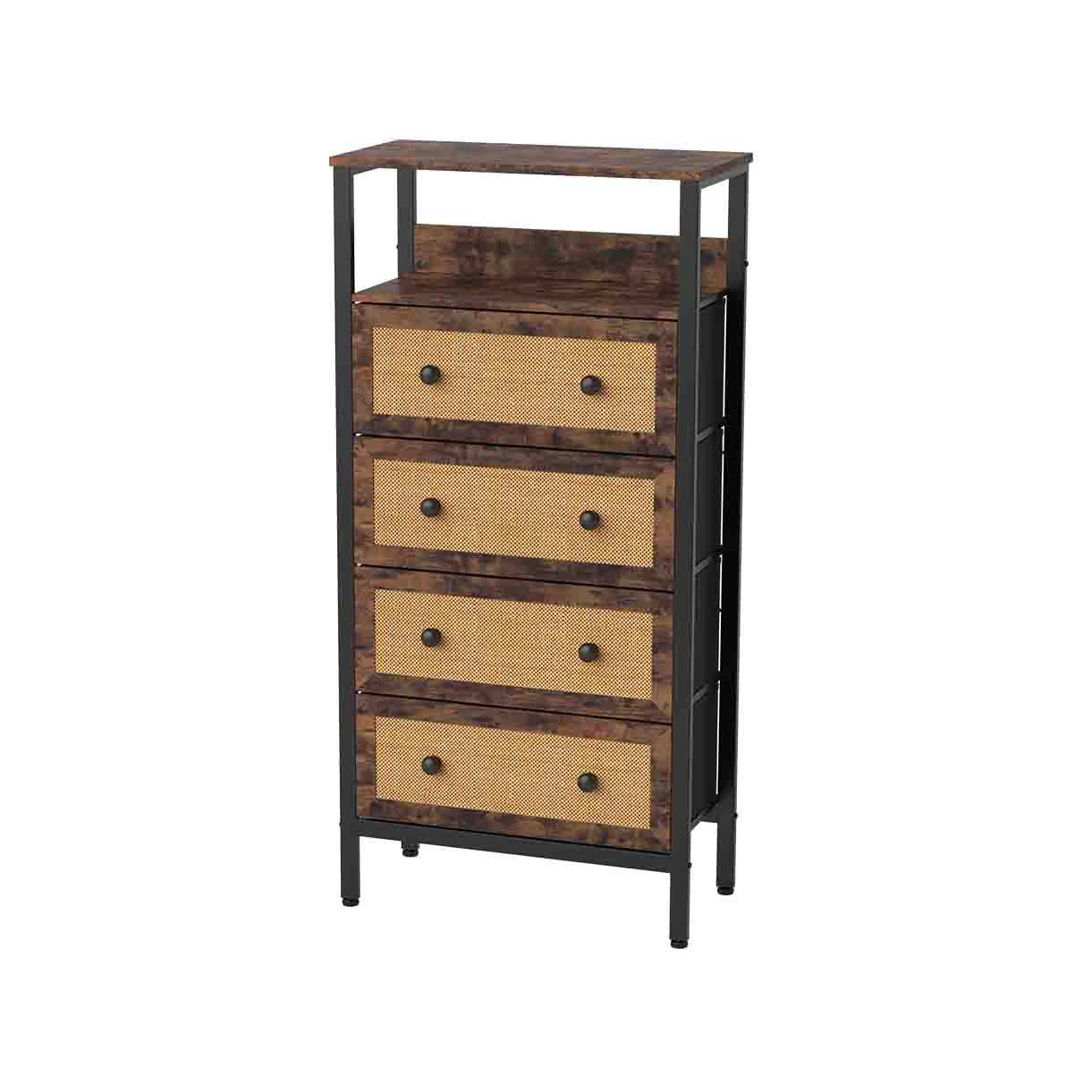 China manufacturer direct wholesale high gloss flat pack  chest of drawers minimalist