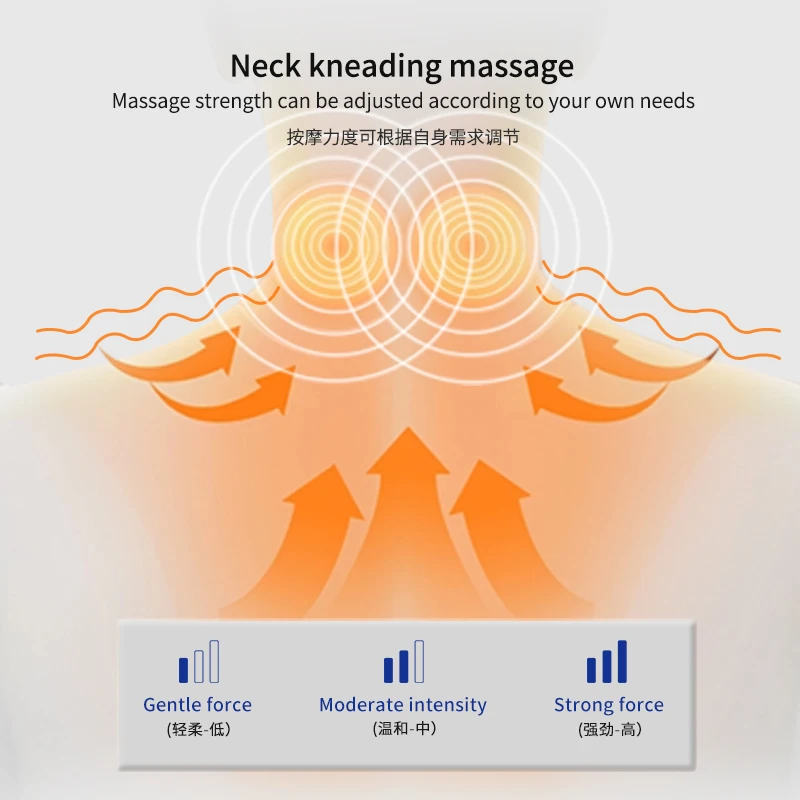 Body massager Folding Shiatsu Massage Chair With Adjustable Backrest And Back Heating Full OEM customization Electric Massage