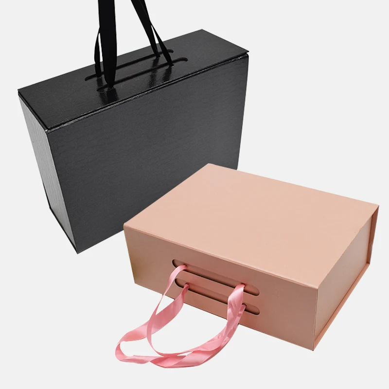 Wholesale Custom Logo Christmas  Packaging Foldable Magnetic Gift Box