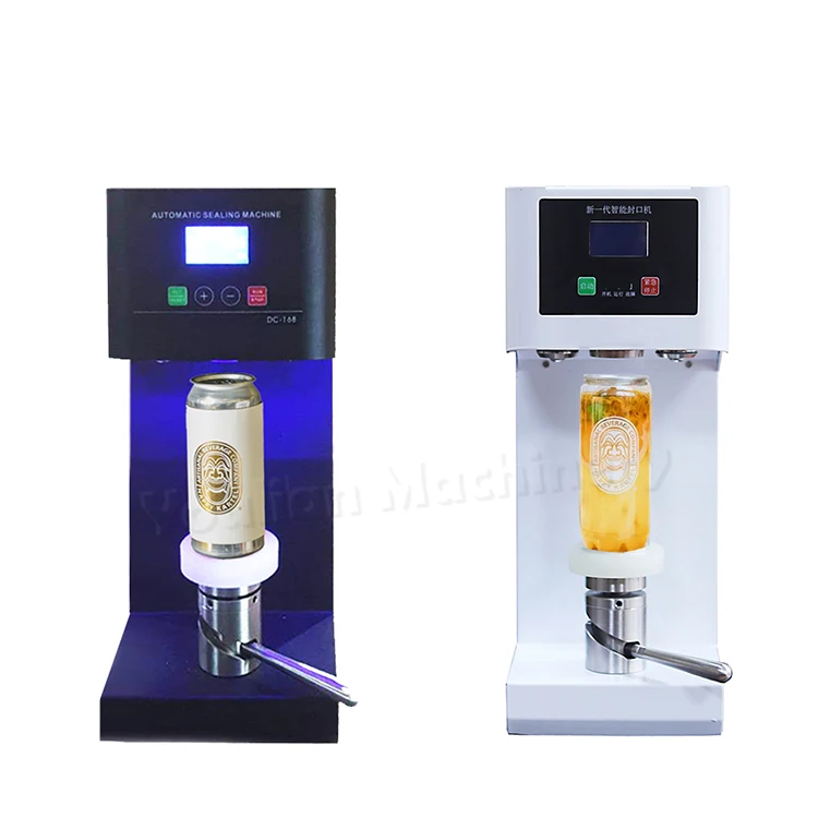 YL-30 Electric Soda Beer Beverage Bottle Tin Can Aluminum Can Seamer Pet Can Bottle Lid Sealing Machine
