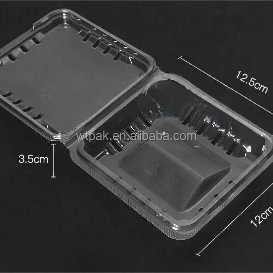 disposable RPET Raspberry blueberry packaging with automation 125gram blueberry punnet Fruit Clamshell