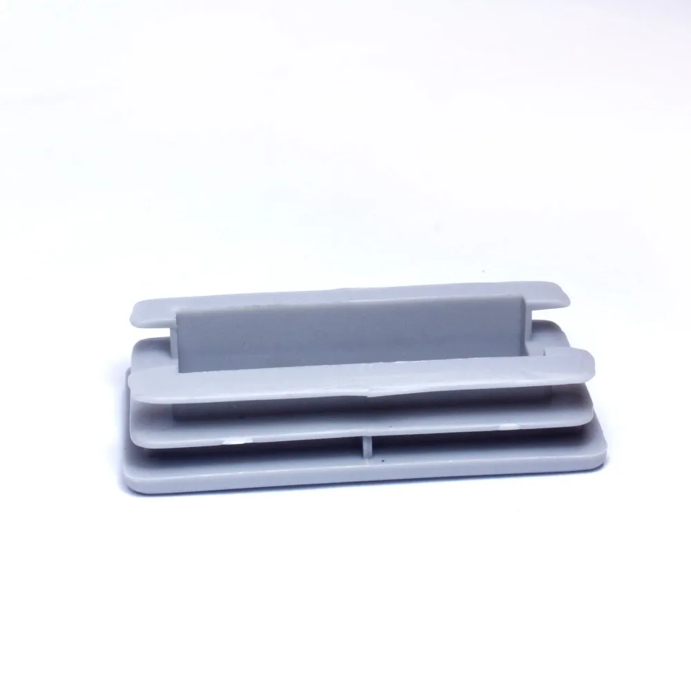 Injected Molded Custom 20Mm 25Mm 30Mm Aluminium Square Plastic Tubing Plug Plastic Square Pipe End Caps Tubing Insert Plugs