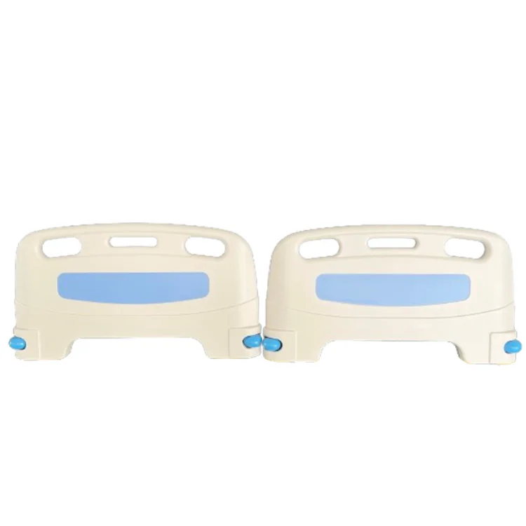 Wholesale medical head and foot board hospital bed accessories plastic abs headboard and footboard