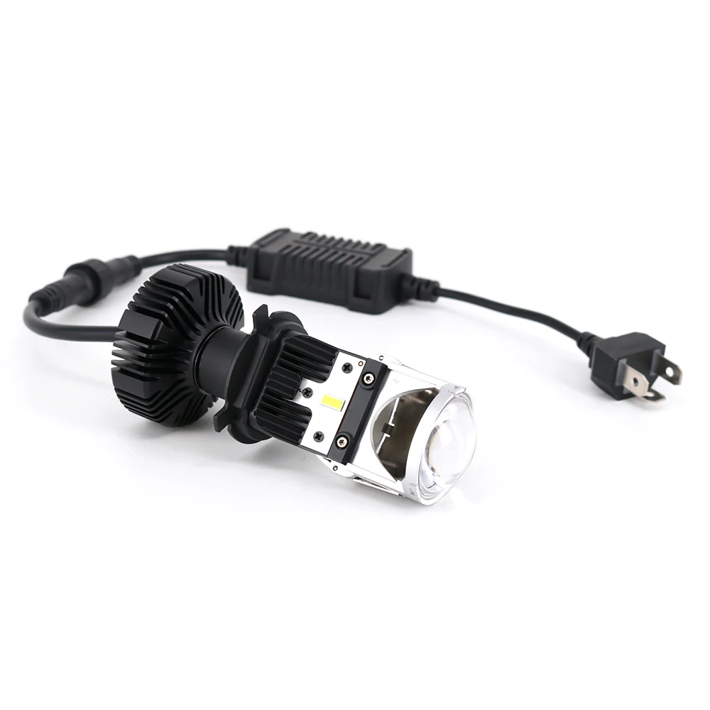 LANSEKO LED bi xenon projector lens headlight kit H4 9003 with G-XP chips 30W 6000LM for car headlights 6500k