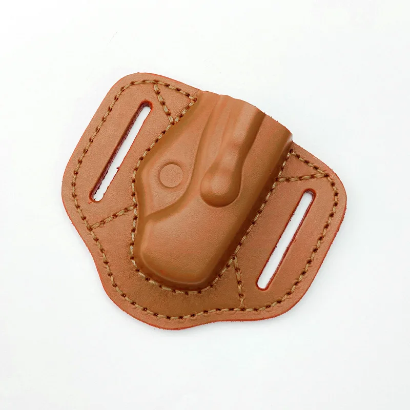 Wholesale Custom Cowhide Knife Set Spyderco Leather Sheath Spyderco Paramilitary 2 Holster Accessories