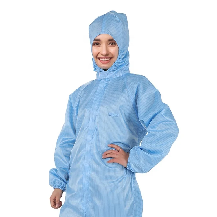 QEEPO One-piece garment Dust-proof antistatic esd clothing