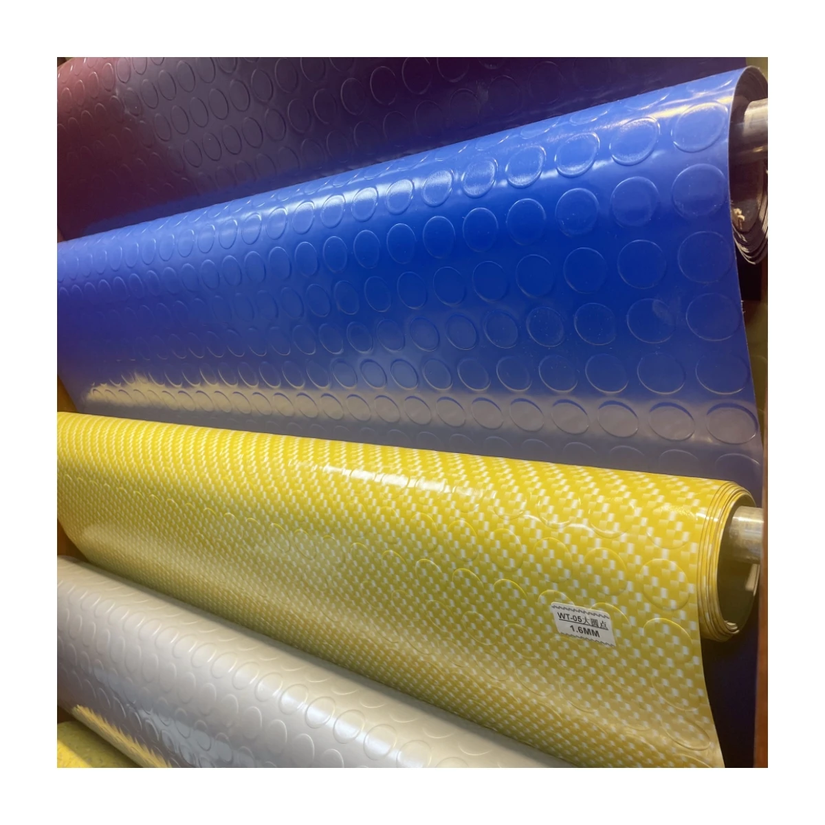 0.7MM Workshop Vinyl Linoleum Floor PVC Garage Flooring Car Mat Roll Plastic Carpet PVC Coin Mat