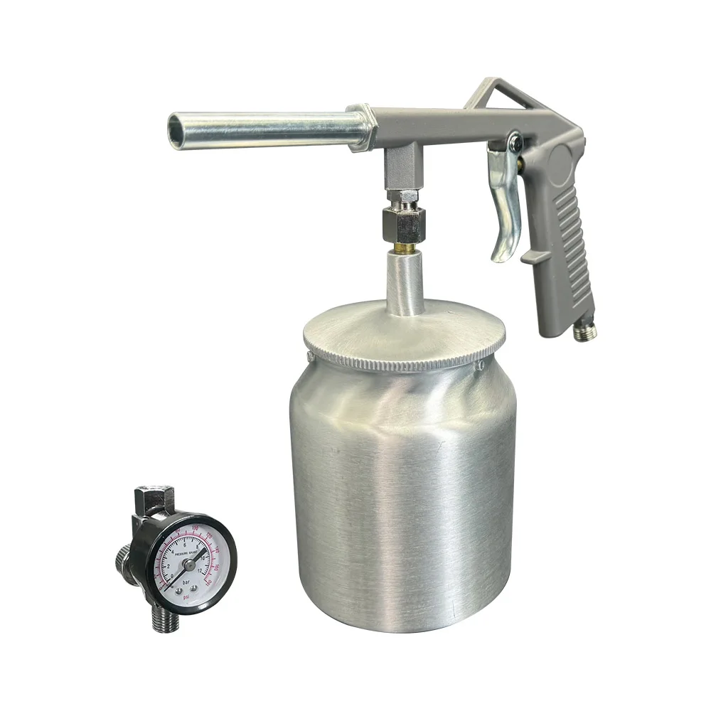 Automotive Coating Gun Rust Proofing Air Undercoating Spray With Suction Feed Cup 750cc