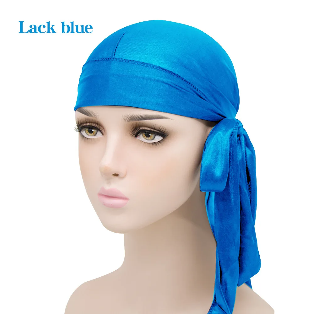 Wholesale high quality silky satin durag hat custom logo du rags duragesic designer durag vendor men silk durags for men silk