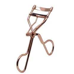 China supplier rose gold stainless steel private label eye curler eyelash curler with silicone pad