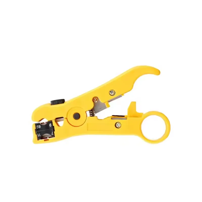 Automatic Cheap Price High Quality Cable Wire Stripper Wire Cutting Pliers  for Coaxial RG59, RG6, RG7, RG11