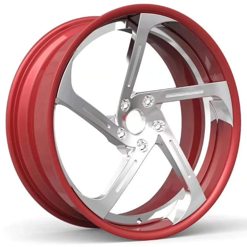 OEM 2 piece forged wheel 5x120 alloy wheels for aftermarket car