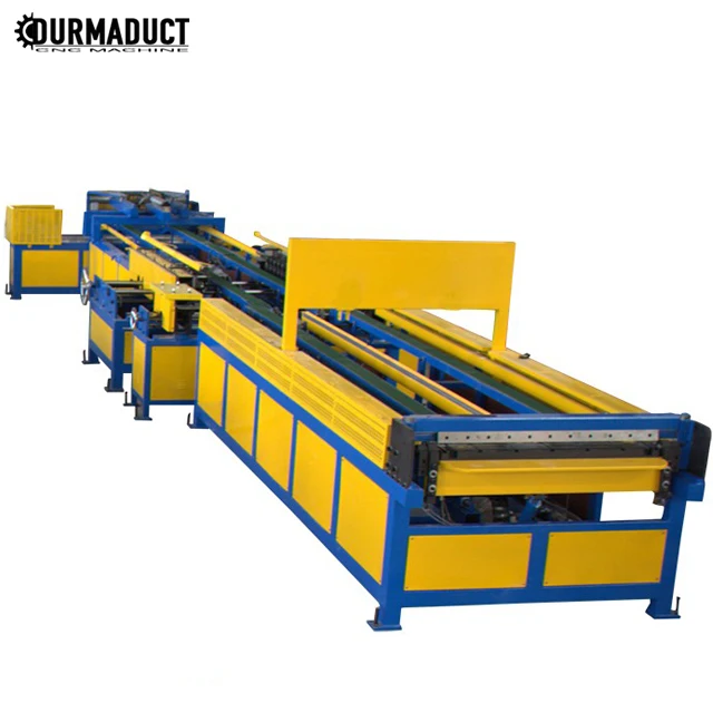 Havc air duct fabrication line 5,air TDF/TDC flange making machine