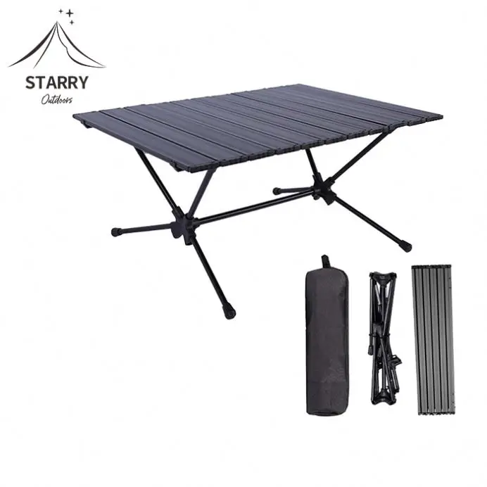 Custom Square Wooden Portable Folding Outdoor table Wine Beer Champagne Mini Picnic Rack Bamboo picnic table