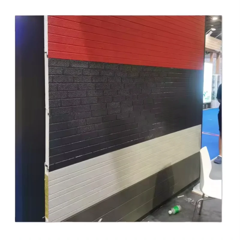 50MM Exterior Insulated eps sandwich panel Decorative eps foam sandwich panel Fireproof eps panel wall For Hotel Villa