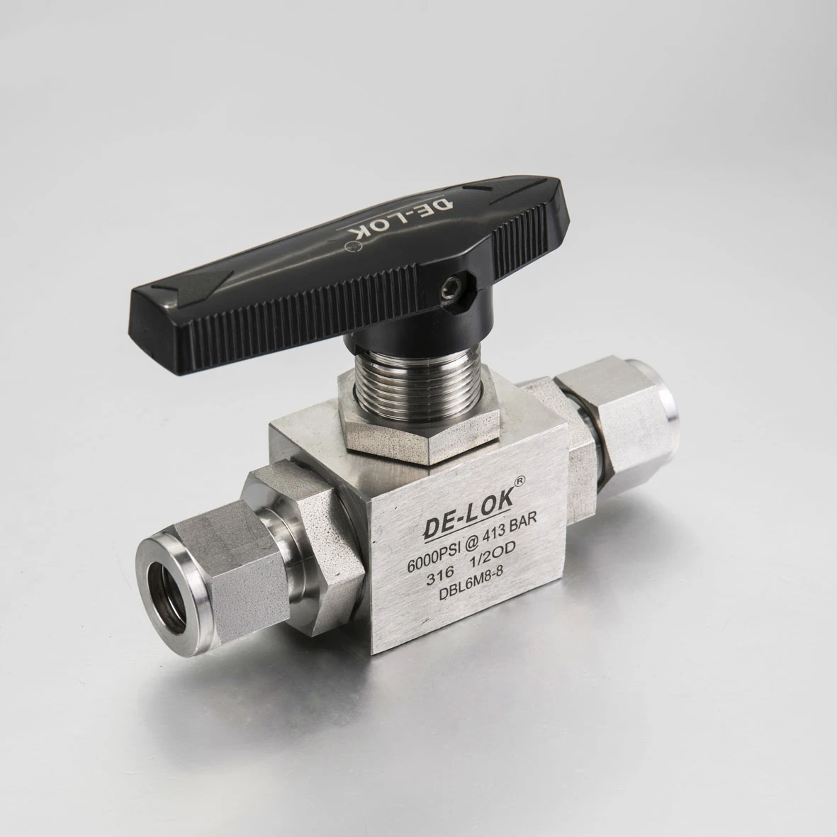 JAZZY DBL6 series three-piece high pressure ball valve instrument valve Swagelok   stainless steel  / ball valve