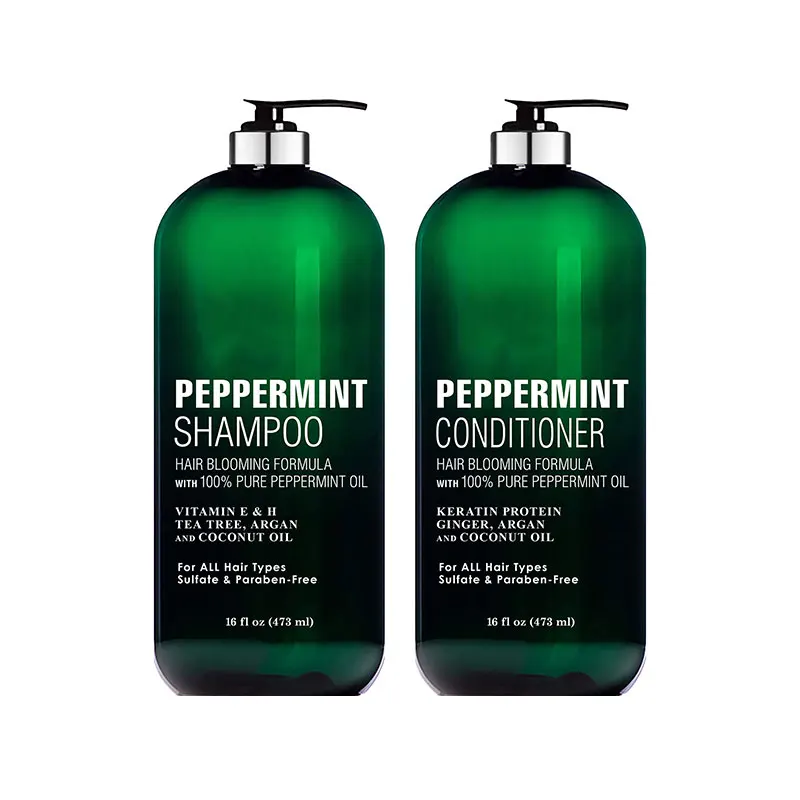 OEM customized label deep clean hotel shampoo men clear moisturizing shampoo organic anti lice  peppermint oil shampoo