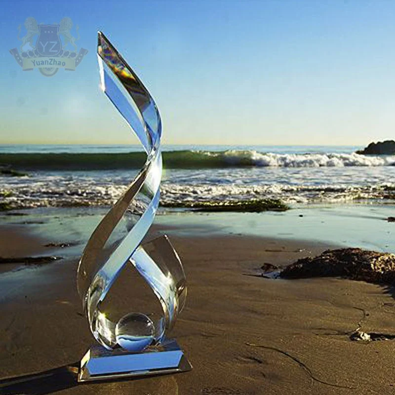 Outdoor Garden Modern Abstract Art Stainless Steel Metal Growing Sculpture for Decoration