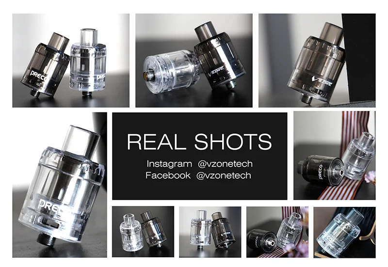 
New Released Multi-use disposable Atomizer Vzone Preco tank 3ml refillable vapor ecig wholesale 