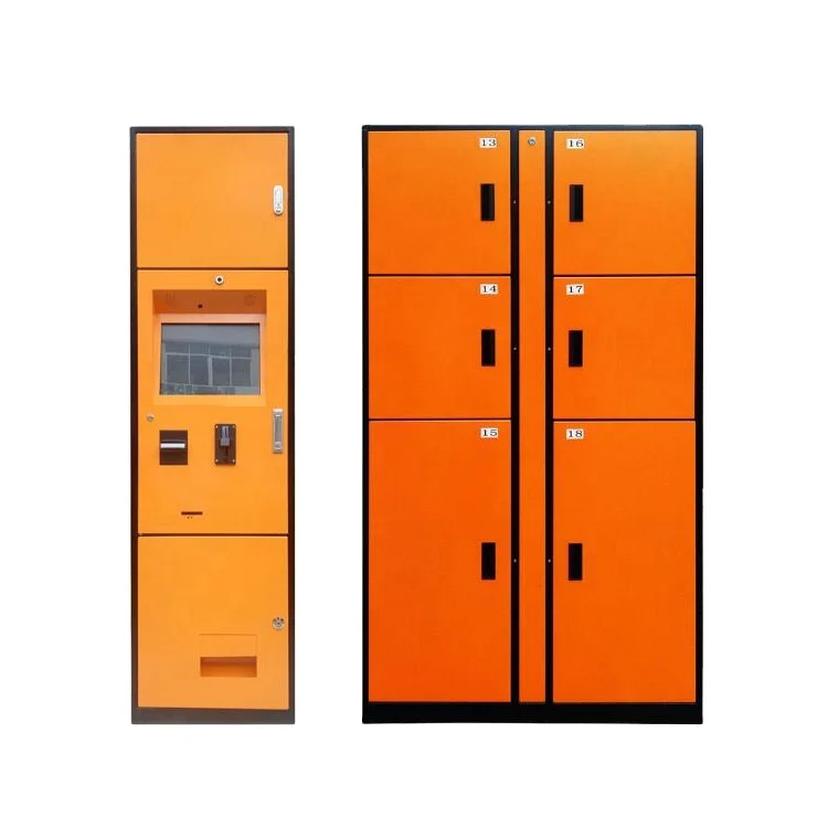 Digital Pin Code Locker Smart Luggage  Locker  Bar code System cabinet For Airport Railway Station