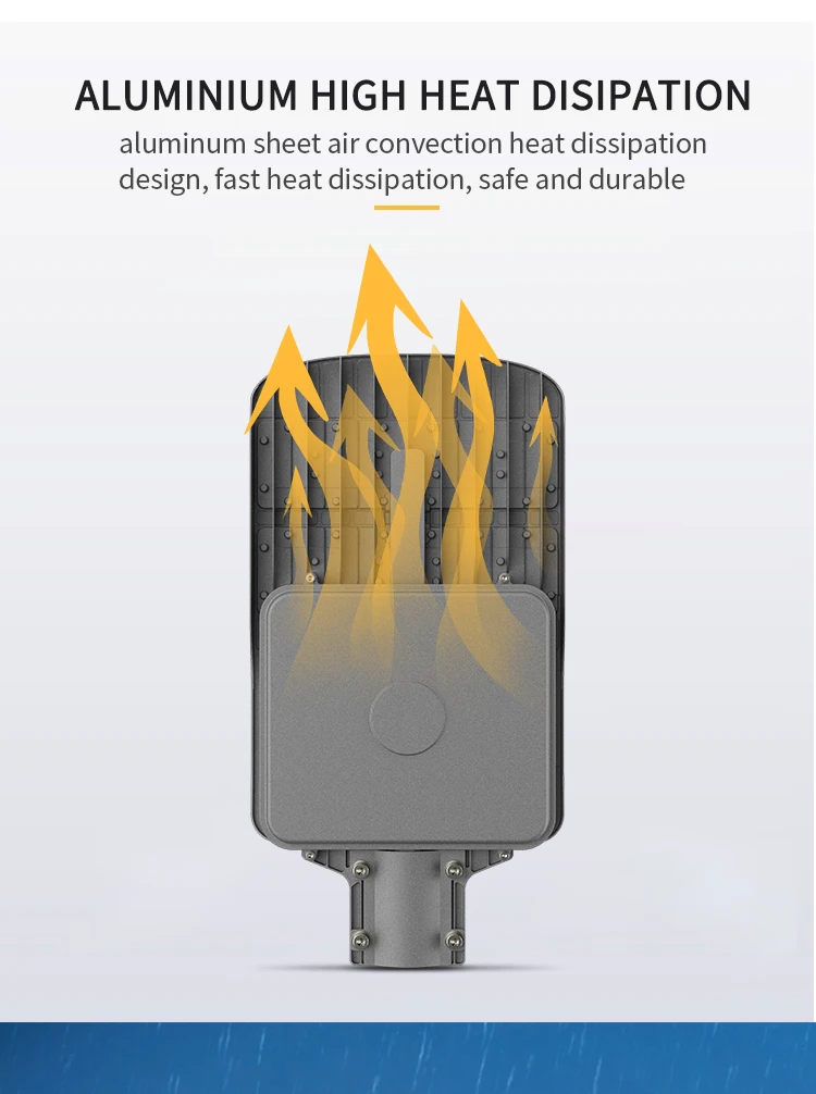 Aixuan Die Cast Aluminum OEM/ODM Housing Outdoor Lighting IP66 Waterproof Streetlight 100 150 200 250 Watts Led Street Lights