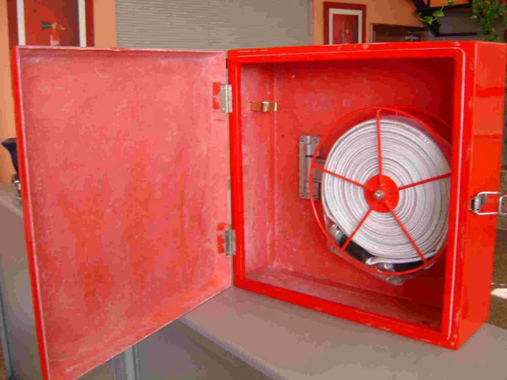 fibre glass fire cabinet for fire hose and fire hose reel