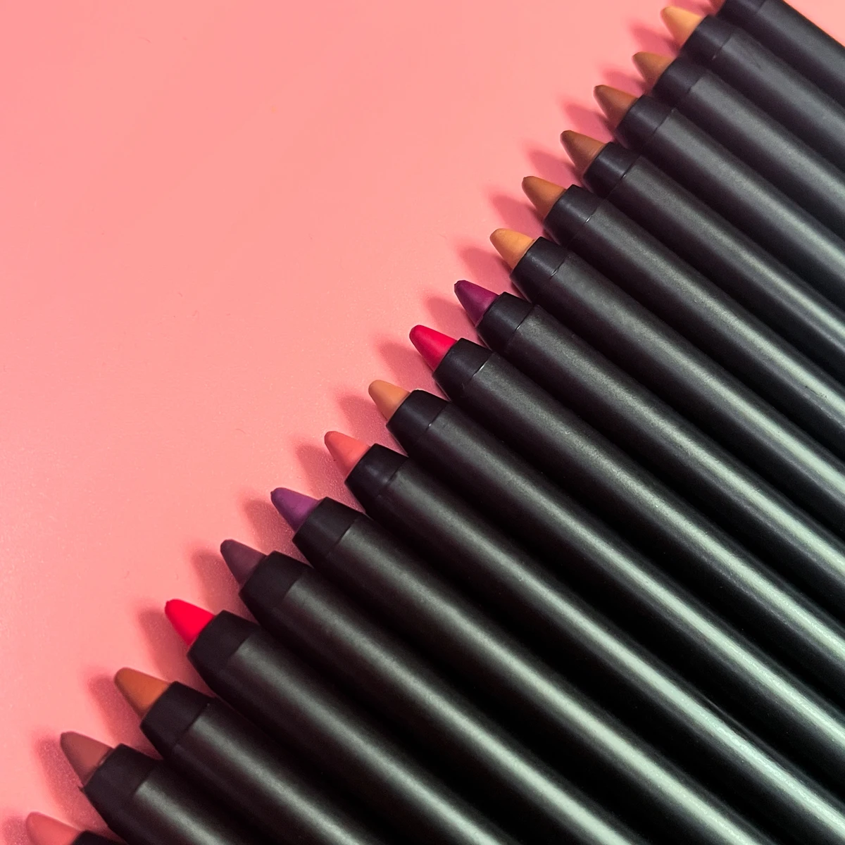 Private label matte natural wholesale lip liner high pigment customized creamy lipliner pencil