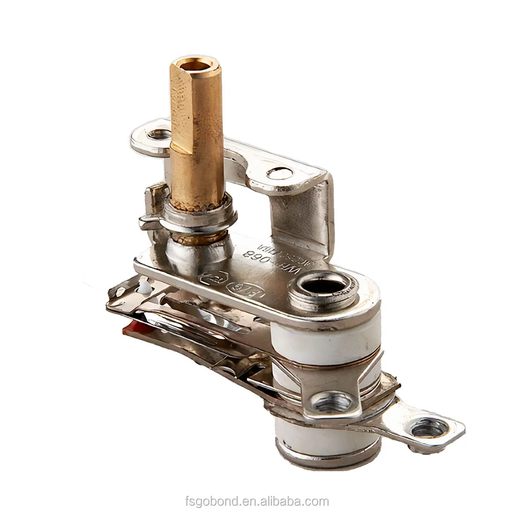 
Home appliance bimetal adjustable thermostat switch for electric iron 