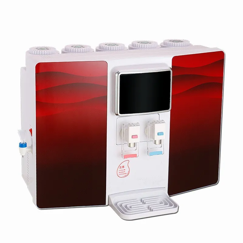 10inch standard size countertop reverse osmosis ro water dispenser with ro uf system with alkaline or hydrogen tube