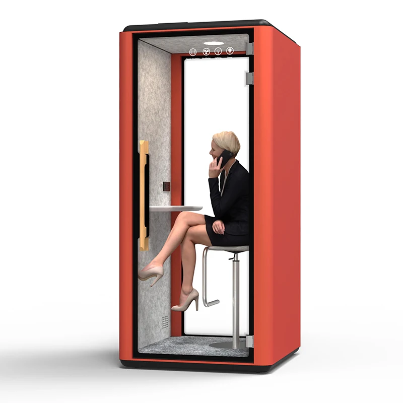 Office Phone Booth Room Pob Working Movable Silence Soundproof Modular Soundproof Office Pods Private Meeting Office Booth