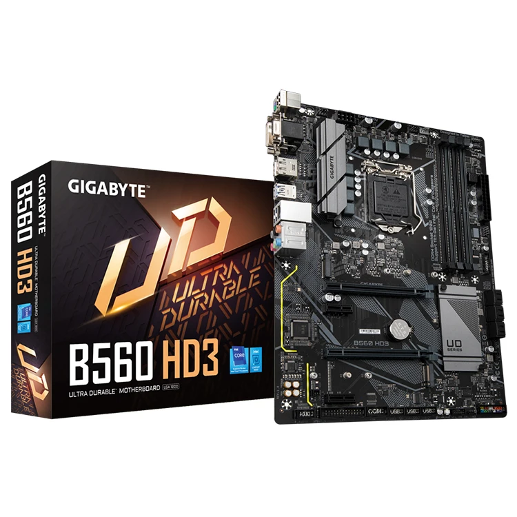 GIGABYTE B560 HD3 Gaming Motherboard High Performance Supports 11th and 10th Gen Intel Core Series Processors