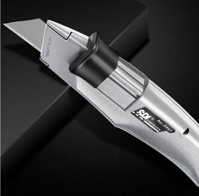 ABS Plastics attached two 0461blades  metal carpet leather knife carpet cutting knives