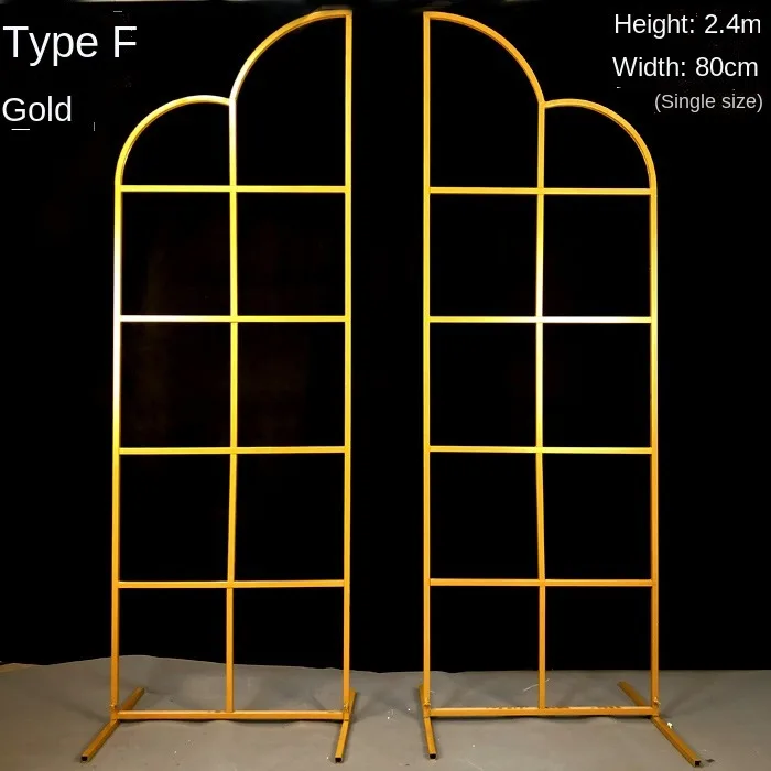Factory Wholesale Birthday Event wedding background Frame Metal Stand Wedding Decoration Arch