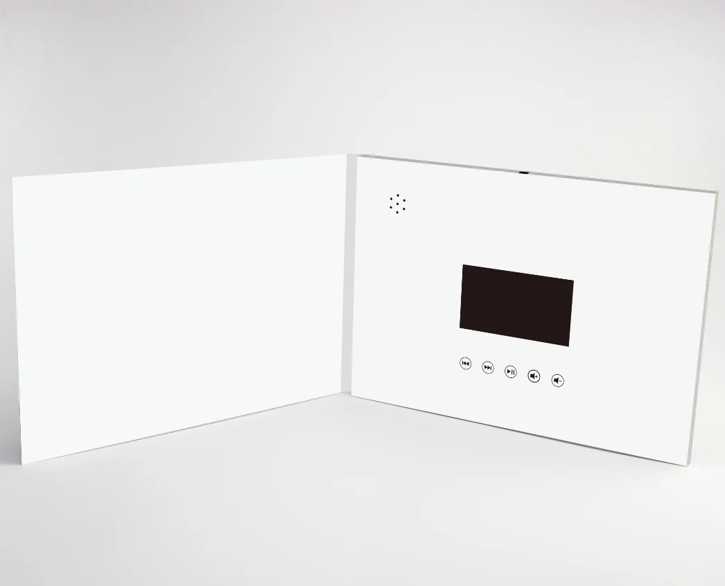 4.3 inch LCD TFT screen video player player brochure greeting card with usb port