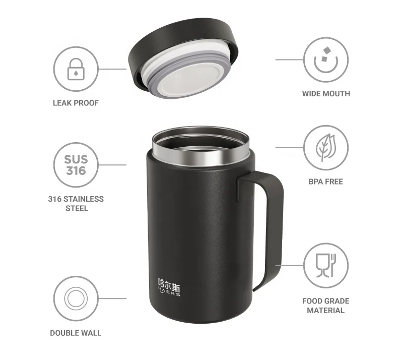 Кружка кофейная с двойной стенкой